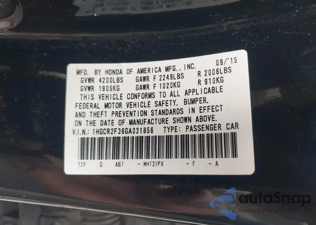 1HGCR2F36GA031856: 43566014