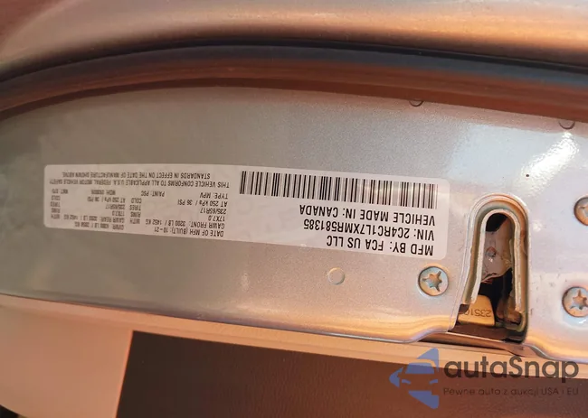 2C4RC1L7XMR581385: 43566058