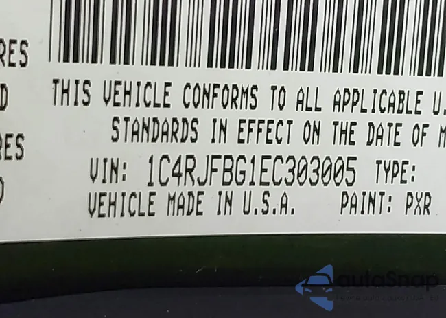 1C4RJFBG1EC303005: 43566171