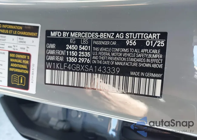 W1KLF4GBXSA143339: 43566986