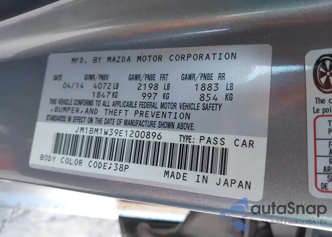 JM1BM1W39E1200896: 43567084