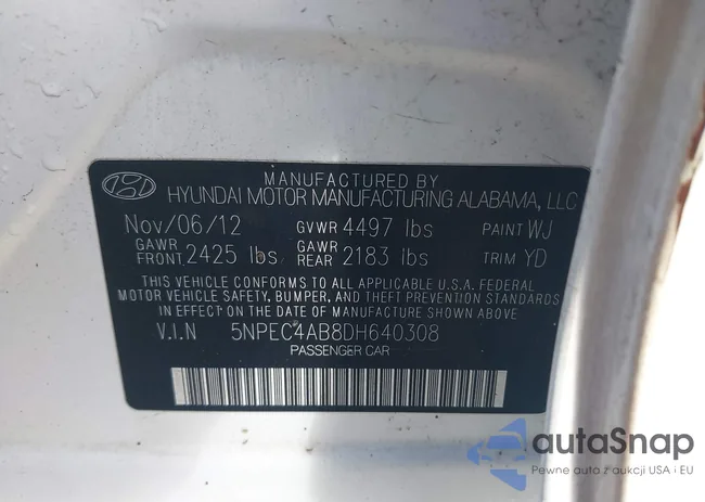 5NPEC4AB8DH640308: 43567097