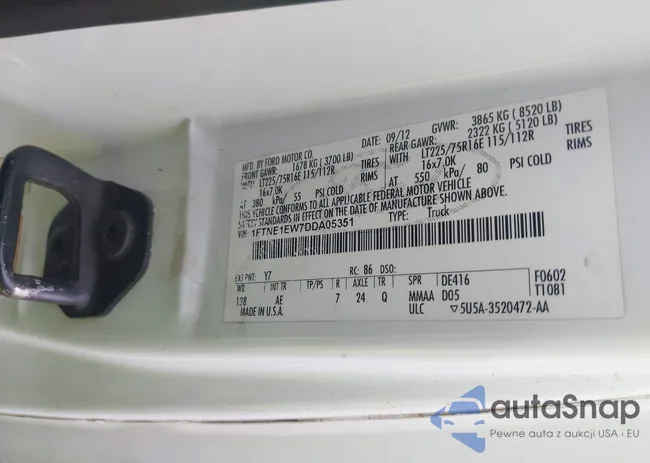 1FTNE1EW7DDA05351: 43567113