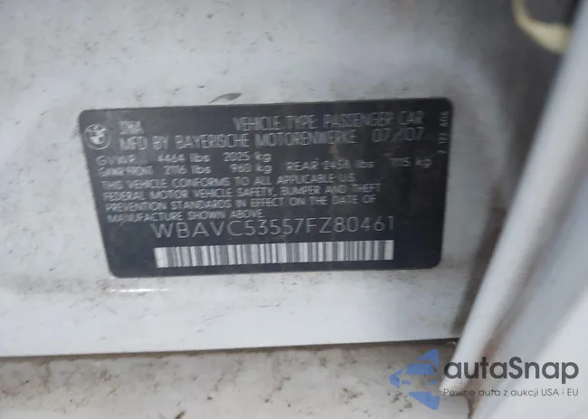 WBAVC53557FZ80461: 43567151