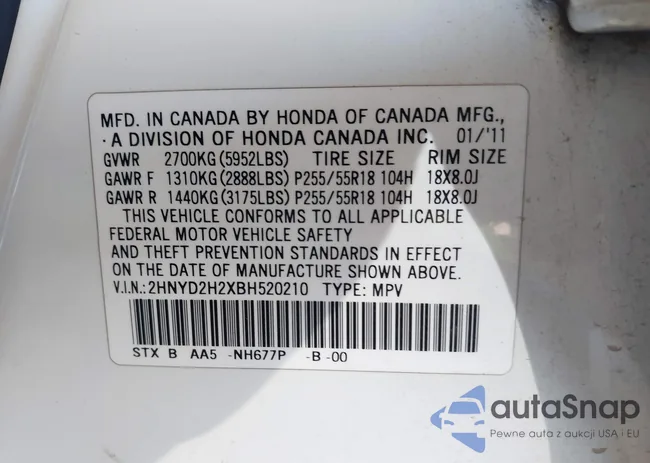 2HNYD2H2XBH520210: 43567264