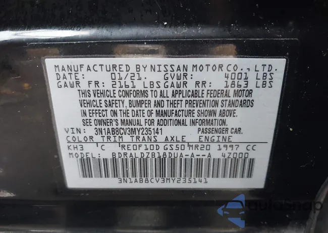 3N1AB8CV3MY235141: 43568337