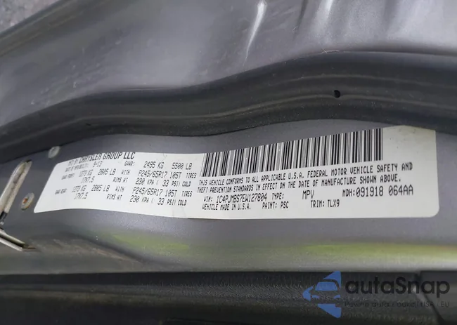 1C4PJMBS7EW127804: 43568411