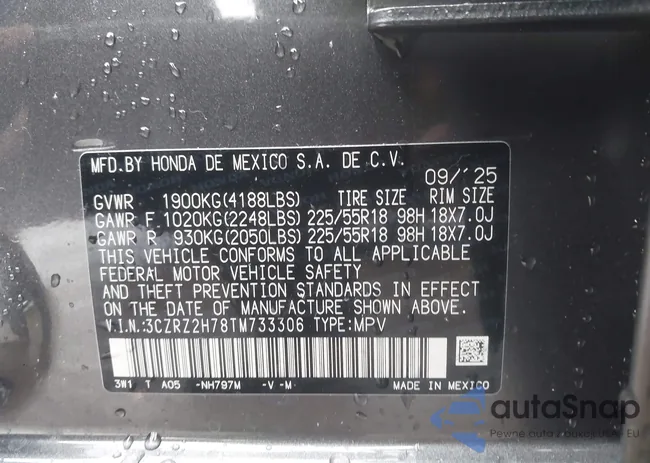 3CZRZ2H78TM733306: 43568491