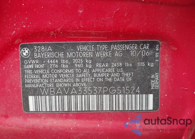 WBAVA33537PG51524: 43568164