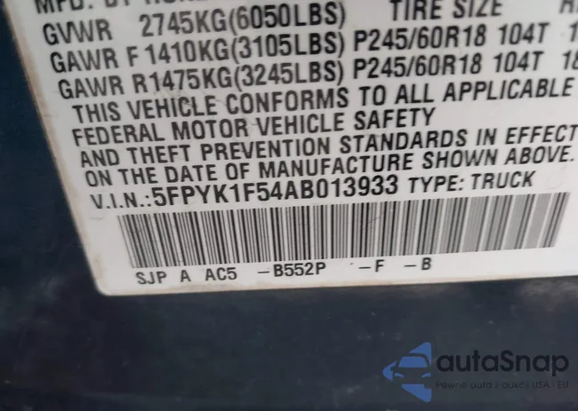 5FPYK1F54AB013933: 43569393