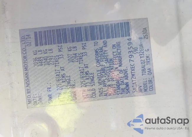 5N1AT2MTXEC793594: 43569445