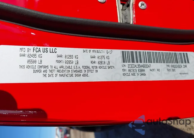 2C3CDXL95HH669347: 43569658