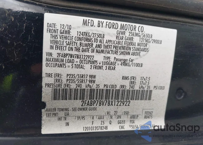 2FABP7BV7BX122922: 43569778