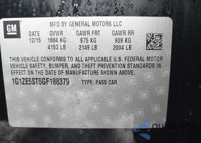 1G1ZE5ST5GF188379: 43569849