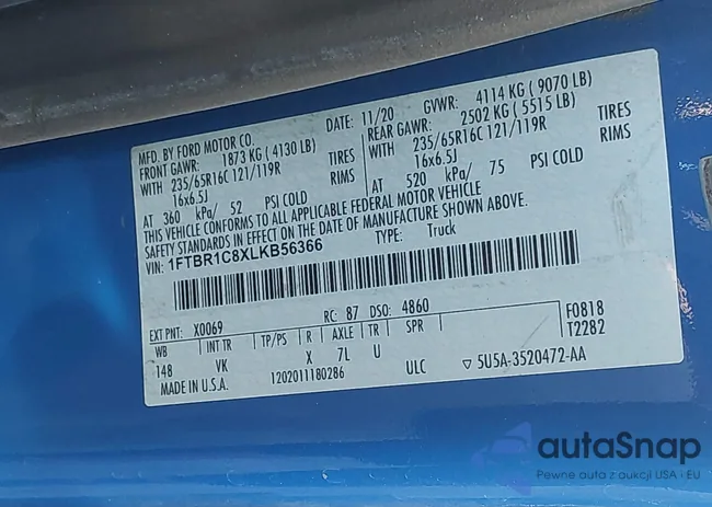 1FTBR1C8XLKB56366: 43570371