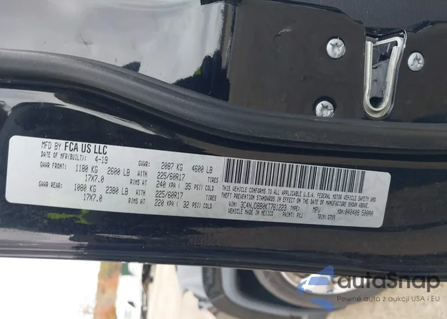 3C4NJDBB0KT761223: 43570553