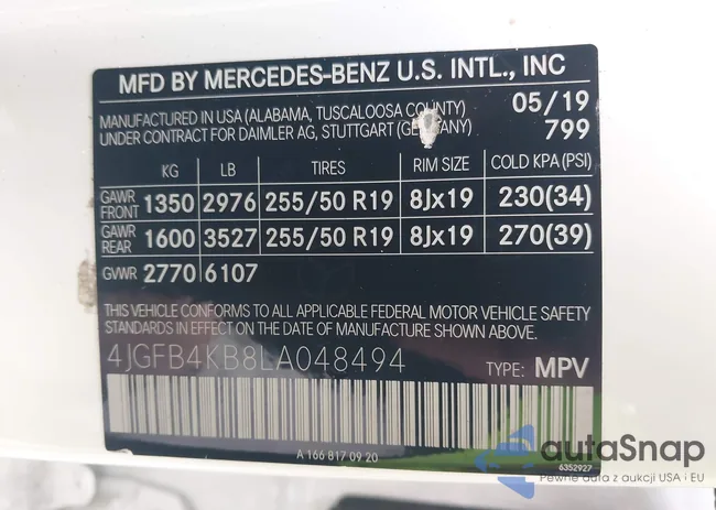 4JGFB4KB8LA048494: 43571377