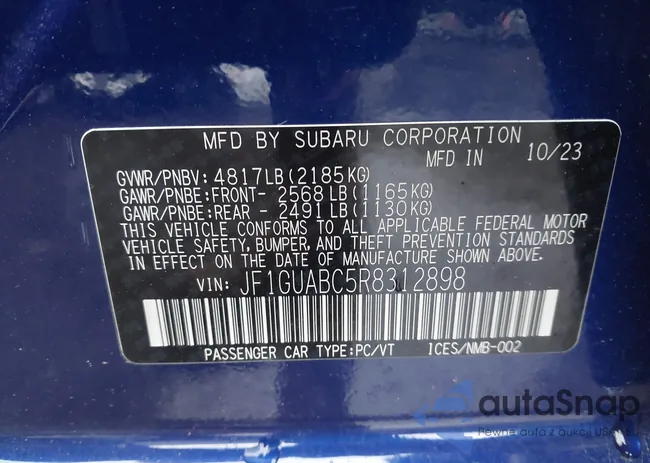 JF1GUABC5R8312898: 43571813