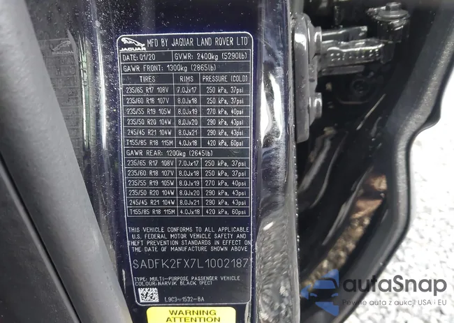 SADFK2FX7L1002187: 43571048