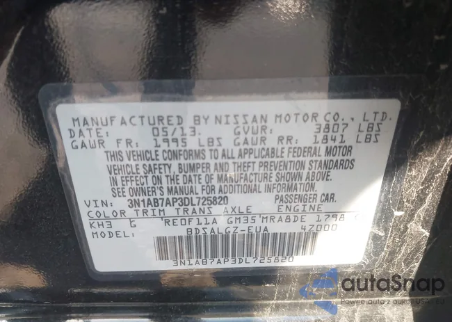 3N1AB7AP3DL725820: 43572451