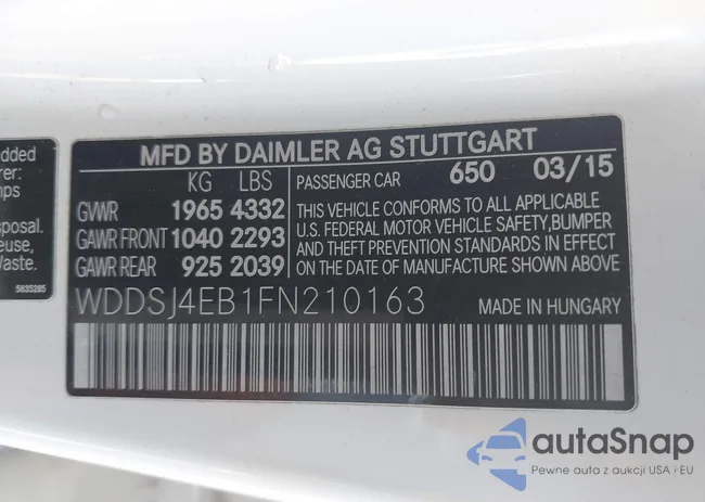 WDDSJ4EB1FN210163: 43572536