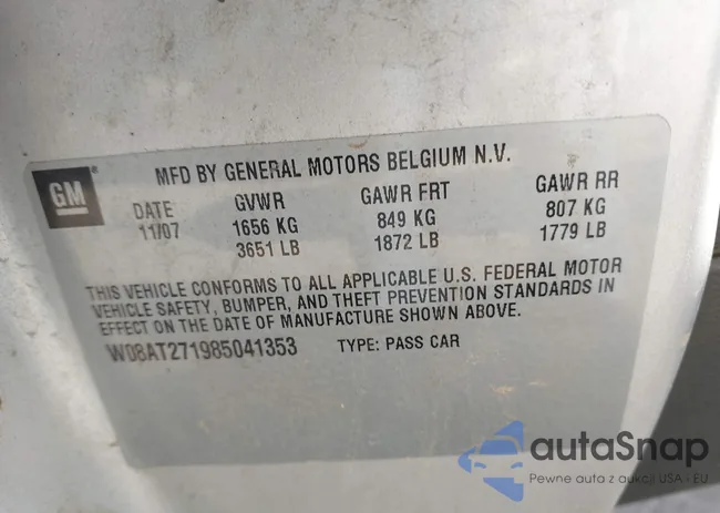 W08AT271985041353: 43572564