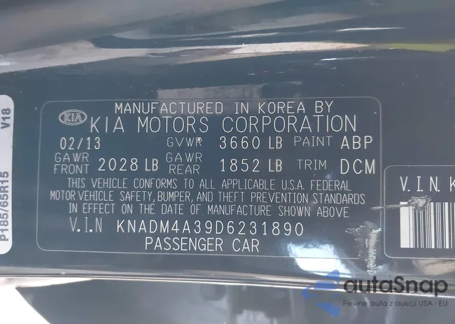 KNADM4A39D6231890: 43572741