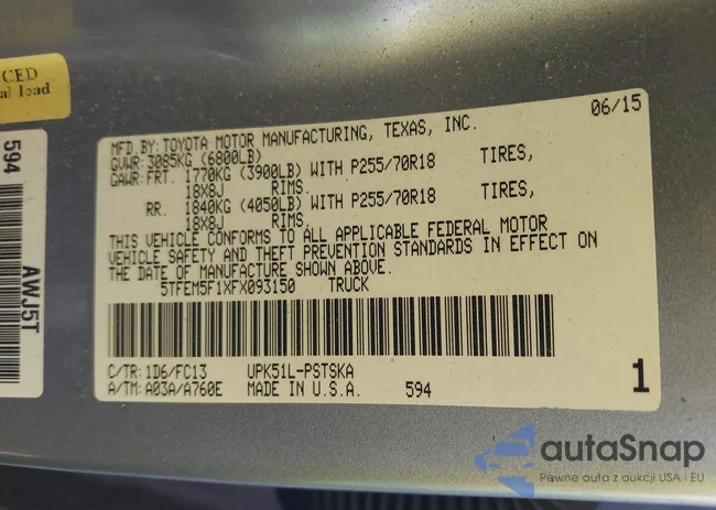 5TFEM5F1XFX093150: 43572776