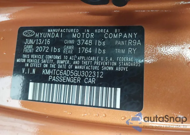 KMHTC6AD5GU302312: 43572824