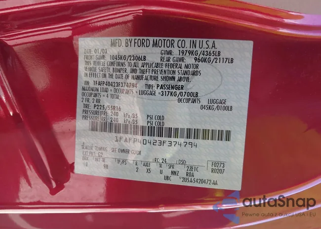 1FAFP40423F374794: 43572886