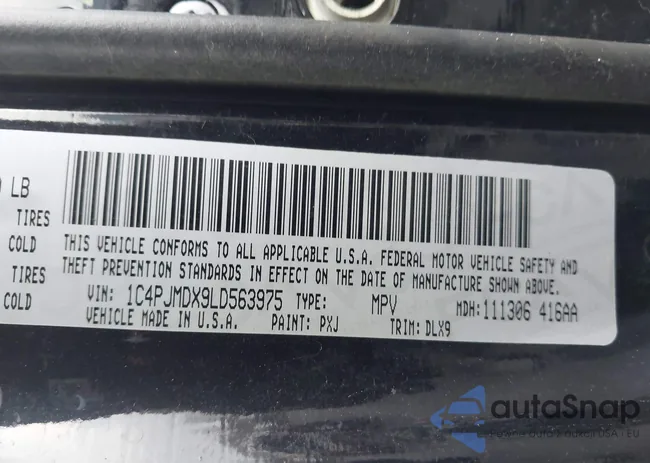 1C4PJMDX9LD563975: 43573677