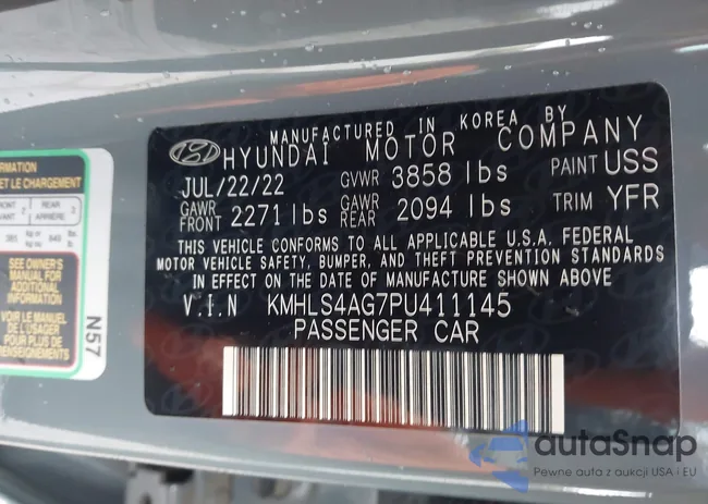 KMHLS4AG7PU411145: 43573329