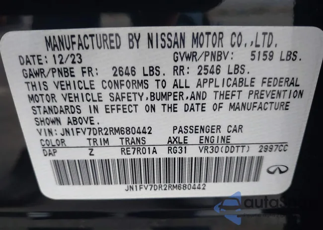 JN1FV7DR2RM680442: 43574426