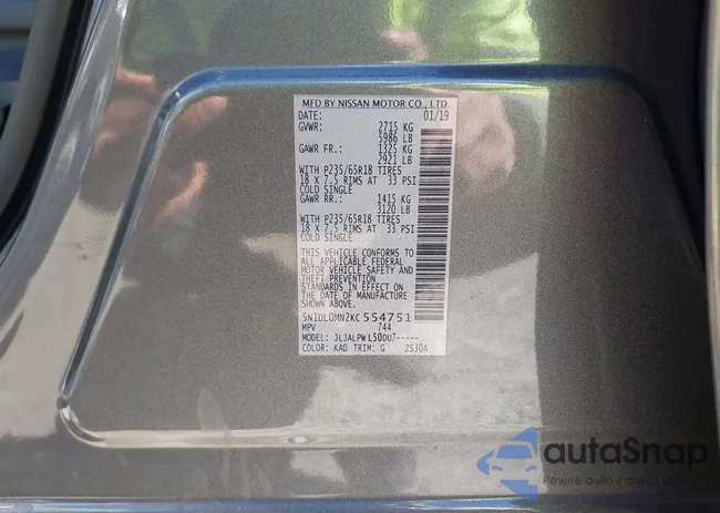 5N1DL0MN2KC554751: 43573997