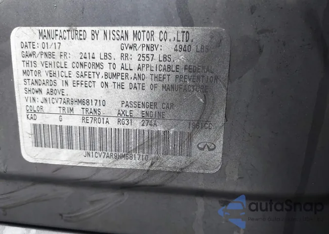 JN1CV7AR9HM681710: 43575518