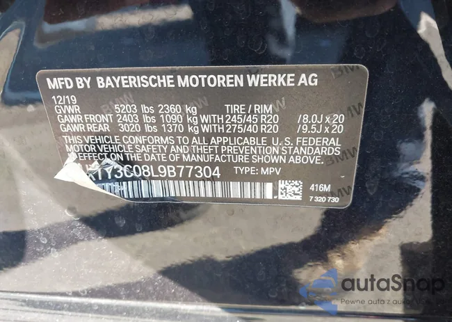 5UXTY3C08L9B77304: 43575651