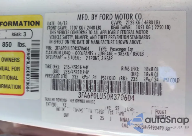 3FA6P0LU5DR370604: 43575784