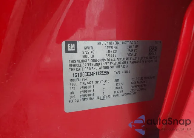 1GTG6CE34F1125295: 43575914