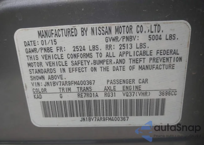 JN1BV7AR9FM400367: 43575183