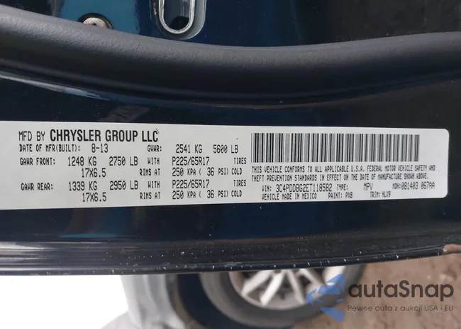 3C4PDDBG2ET118582: 43575260