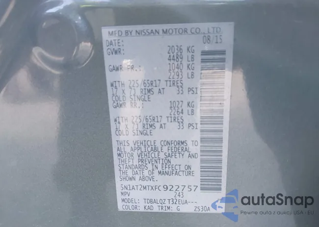 5N1AT2MTXFC922757: 43575298