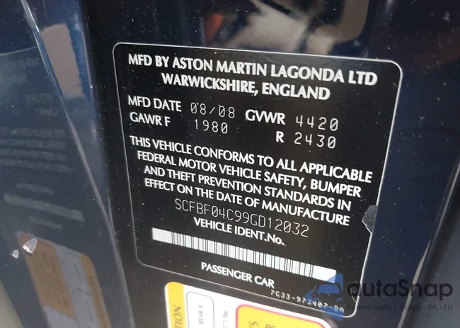 SCFBF04C99GD12032: 43576530