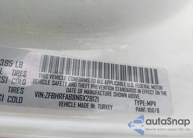 ZFBHRFAB8N6X28121: 43576584