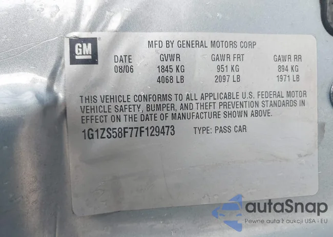 1G1ZS58F77F129473: 43576804