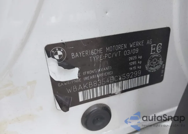 WBAKB83549CY59299: 43575931