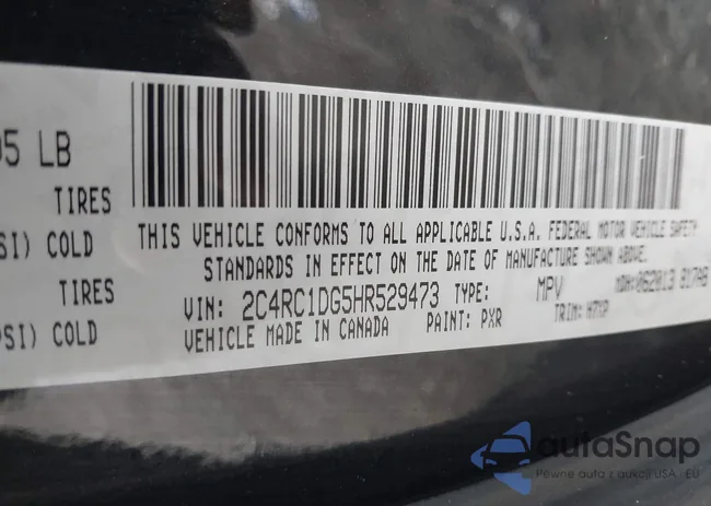 2C4RC1DG5HR529473: 43575991