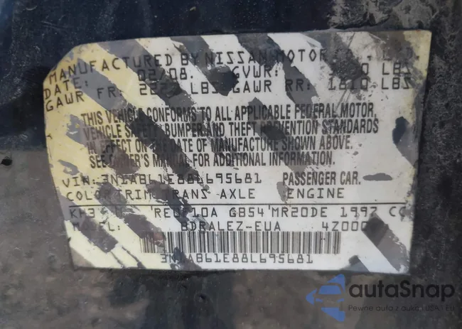 3N1AB61E88L695681: 43576081