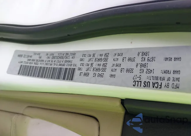 1C4RJFBG0HC912865: 43576103