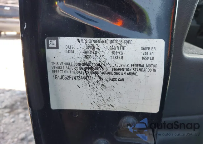 1G1JC52F747344473: 43577548