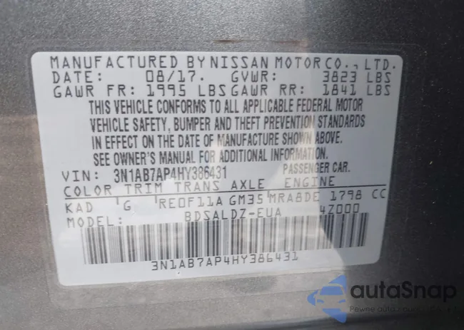 3N1AB7AP4HY386431: 43577772